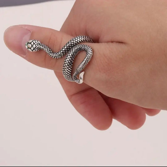 Open Snake Rings Adjustable in Many Variants for Men and Women