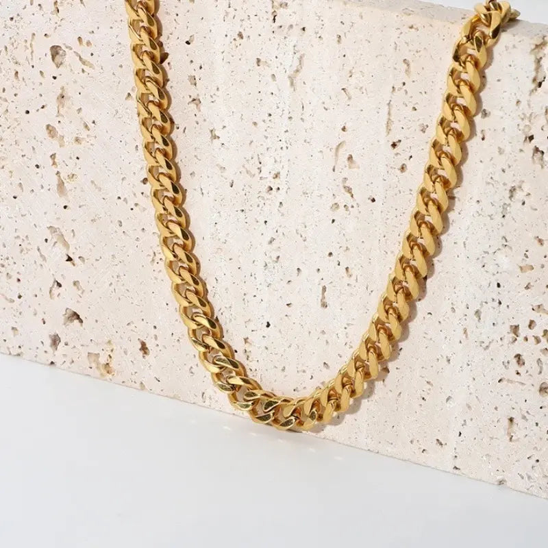 Thick Cuban Chain Necklace