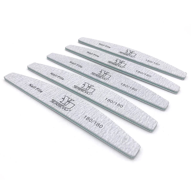 5 Pcs/Lot Nagelvijl 80 100 150 180 240 Grit Nail File