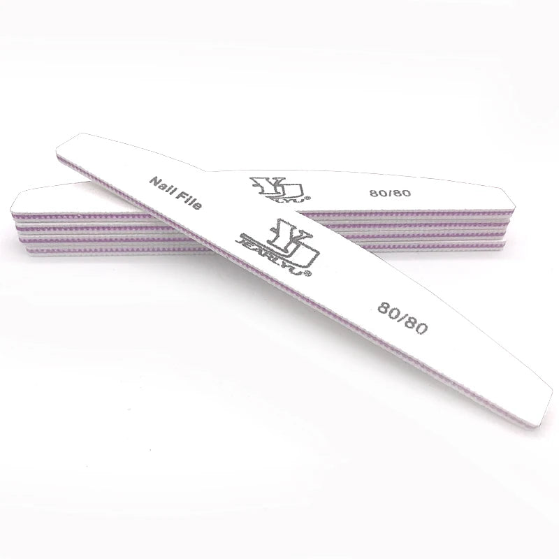 5 Pcs/Lot Nagelvijl 80 100 150 180 240 Grit Nail File