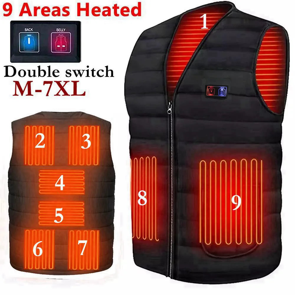 Smart Heating Cotton Vest