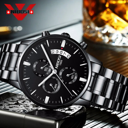 NIBOSI Men Watch Top Brand Fashion Watches