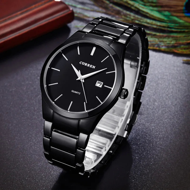 CURREN Top Brand Luxury Fashion Simple Men Watches