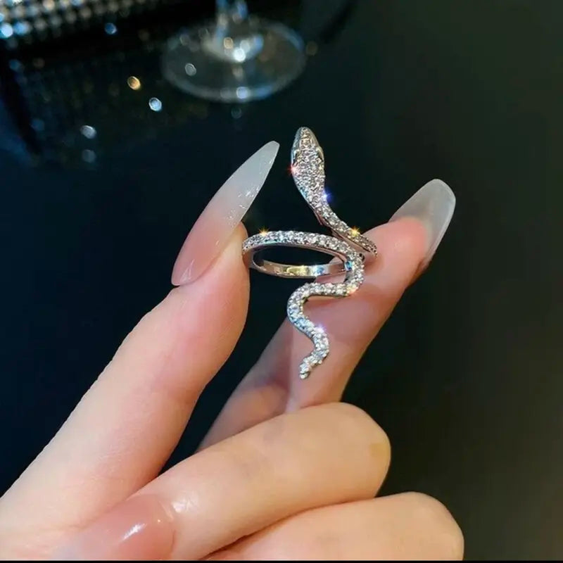 Open Snake Rings Adjustable in Many Variants for Men and Women